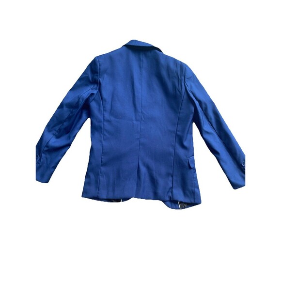 Boys 10 Black n Bianco navy Blazer, 2 button front, buttons on sleeve - Picture 8 of 8